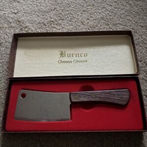 Penn State Vintage Burnco Cheese Cleaver In Box Japan